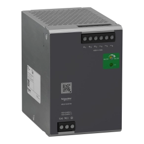 Schneider Electric Phaseo ABL7, ABL8 - ABLS1A48100 - Szabályozott tápegység, 100...240V AC, 48V, 10A, egyfázisú, optimalizált