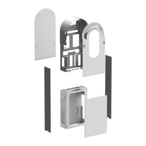   Schneider Electric EVlink Pro AC EVA1RFKS1 Metal acél álló telepítési készlet 1 elektromos autó töltőállomás telepítéséhez