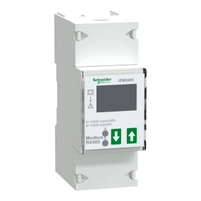   Schneider Electric iEM2000 series - A9MEM2455 - modular single phase power meter iEM2455 - 230V - 100A with communication Modbus