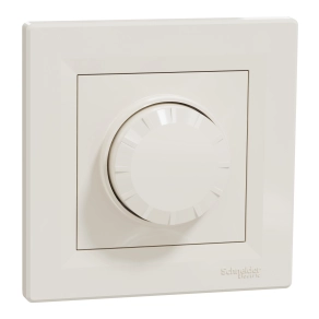 Schneider Electric Asfora - EPH6800123 - LED fényerőszabályzó, univerzális, 370W, kerettel, bézs