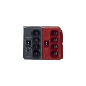 Schneider Electric KNX - MTN689701 - Merten-KNX buszcsatoló sorkapocs, fekete/piros, 50 db/cs