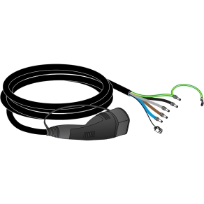   Schneider Electric EVlink Wallbox - EVP2CNS323C4 - csere beépíthető kábel T2 32A 3 fázis 4m