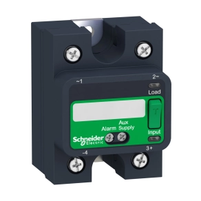   Schneider Electric Harmony Solid State Relays - SSP1A125BDS - SSP hűtőbordára szerelhető szilárdtestrelé, 1f, nullfeszültségű kapcs., 1NO, tesztg., 24 - 300VAC, 25A, 24VDC, hőátadóval