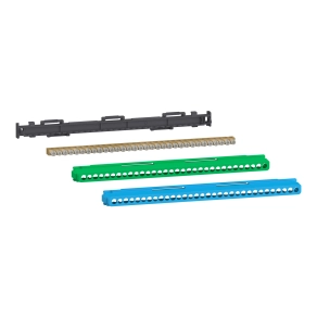 Schneider Electric PrismaSeT XS - LGYT2A32 - Csatlakozóblokk, 16 x 16 + 16 x 10 csavaros + 1 zöld és 1 kék burkolat (80A)