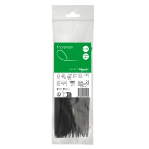 Schneider Kábelkötegelő 200x2.5mm, fekete (100db) THORSMAN IMT46410