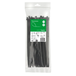 Schneider Electric Thorsman - IMT46416 - Kábelkötegelő, 250x4.8mm, fekete (100 db)