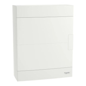 Schneider Electric Easy9 EU - EZ9EUD212 - kiselosztó, teli ajtó, falon kívüli, 2x12 modul, PEN