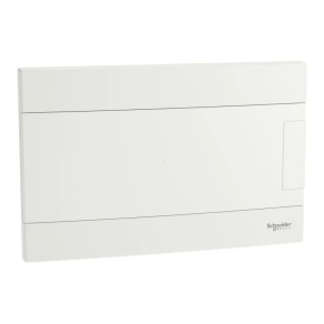   Schneider Electric Easy9 EU - EZ9EUB118 - kiselosztó, teli ajtó, süllyesztett, 1x18 modul, PEN