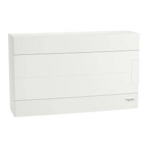 Schneider Electric Easy9 EU - EZ9EUD118 - kiselosztó, teli ajtó, falon kívüli, 1x18 modul, PEN
