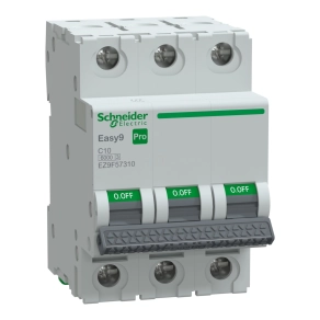   Schneider Electric Easy9 Pro - EZ9F57310 - kismegszakító, 3P, C, 10A