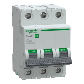   Schneider Electric Easy9 Pro - EZ9F57350 - kismegszakító, 3P, C, 50A