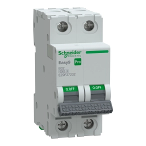   Schneider Electric Easy9 Pro - EZ9F27232 - kismegszakító, 2P, B, 32A