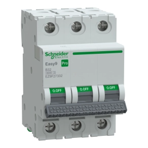   Schneider Electric Easy9 Pro - EZ9F27332 - kismegszakító, 3P, B, 32A