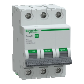   Schneider Electric Easy9 Pro - EZ9F27340 - kismegszakító, 3P, B, 40A