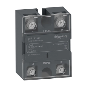   Schneider Electric Easy Harmony Solid State Relays - SSP1A125BDE - 1 fázisú szilárdtest relé 25A 5-24 VDC