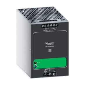   Schneider Electric Phaseo Easy ABL2 - ABLS1A24200E - Easy ABL2 single phase power supply, 100…240V AC input, 24V DC output, 480W, Din-rail, IP20