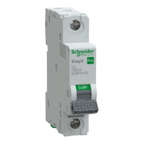   Schneider Electric Easy9 Pro - EZ9F57102 - kismegszakító, 1P, C, 2A