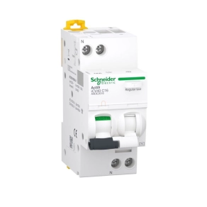   Schneider Electric Acti9 iCV40 -A9DE2616- áramvédős kismegszakító, AC osztály, 1P+N, C, 16A, 4.5kA, 30mA