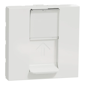Schneider Electric New Unica - NU341918 - Infraplus 1xRJ45 csatlakozó, Cat6, FTP, fehér