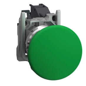 Schneider Electric Harmony XB4 - ATEX DG - XB4BC31GEX - komplett nyomógomb, Ø22, gomba fejű, zöld