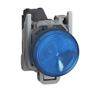   Schneider Electric Harmony XB4 - ATEX DG - XB4BVBM6GEX - komplett LED jelzőlámpa, Ø22, 24-240VAC/DC, kék