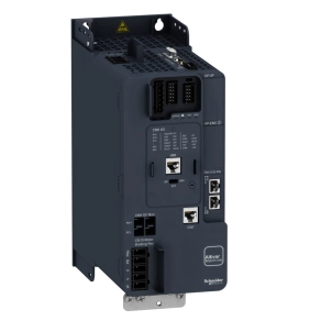   Schneider Electric Altivar Machine ATV340 – Frekvenciaváltó 5,5kW, heavy duty, IP20, 400V, 3 fázis, beépített fékchopper, Sercos kommunikáció; ATV340U55N4S