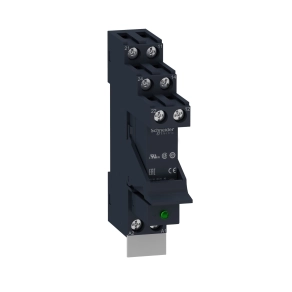 Schneider Electric Harmony Electromechanical Relays - RSB2A080BDPV - RSB interfész relé foglalattal, védődiódával, 2CO, 8A, 24VDC