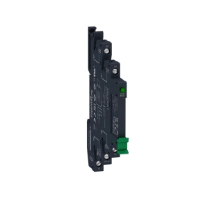   Schneider Electric Harmony Solid State Relays - SSL1A12JDPV - SSL komplett sorkapocs szilárdtestrelé foglalattal, nullfeszültségű kapcsolás, 1NO, 24...280VAC, 2A, 12VDC, csavaros
