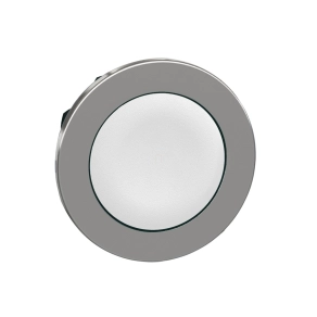   Schneider Electric Harmony XB4 - ZB4FA1 - panelbe süllyesztett fém nyomógomb fej, Ø30, visszatérő, fehér