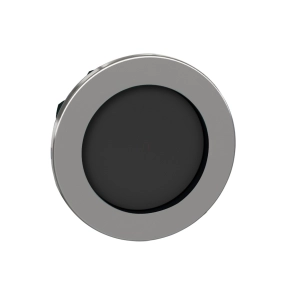   Schneider Electric Harmony XB4 - ZB4FA26 - panelbe süllyesztett fém nyomógomb fej, Ø30, visszatérő, mélyítet, fekete