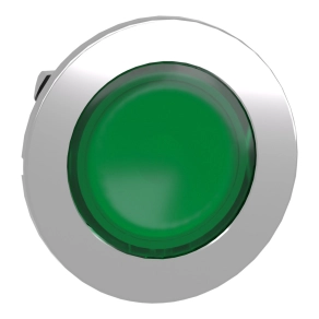   Schneider Electric Harmony XB4 - ZB4FW333 - panelbe süllyesztett fém világító nyomógomb fej, Ø30, visszatérő, zöld
