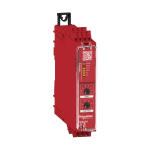Schneider Electric Preventa XPS Universal - XPSUAB31CC -biztonsági relé modul, Cat.1, biztonsági be/ki: 1/1CO, PNP, 48-230VAC/DC, rugós, nem bővíthető