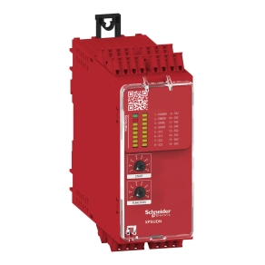 Schneider Electric Preventa XPS Universal - XPSUDN33AC -biztonsági relé modul, XPSUAF funkciók, Cat.4, biztonsági be/ki: 6/3NO+1NC, PNP, 48-230VAC/DC, rugós