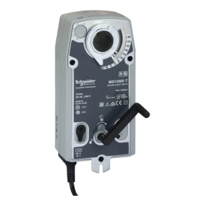   Schneider Electric Damper Actuator - MD10SR-24T - Rugóvisszatérítéses zsalumozgató, 10 Nm, 24VAC táp, Nyit/Zár kimenet