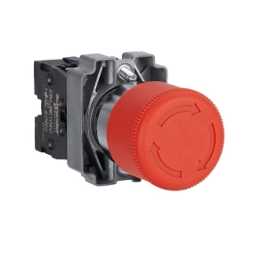   Schneider Electric Easy Harmony XB2 - XB2BS442C - Vészgomb, piros, 1 NC, fém, 22mm