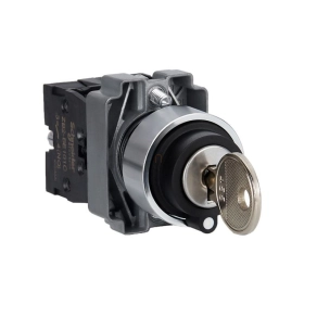   Schneider Electric Easy Harmony XB2 - XB2BG03C - Választókapcsoló, 3 állású, 2 NO, fém, 22mm