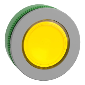   Schneider Electric Harmony XB5 - ZB5FV083C0 - panelbe süllyesztett műanyag LED jelzőlámpa fej, Ø30, sárga, szürke perem