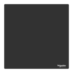 Schneider Electric Harmony XB5 - ZBYLEG303000 - kezelőpanel maszk, 300x300mm, teli fekete