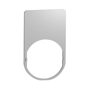   Schneider Electric Harmony XB5 - ZBYM6101 - felirati tábla, 30x50 mm, fém, Ø22 készülékekhez, gravírozható