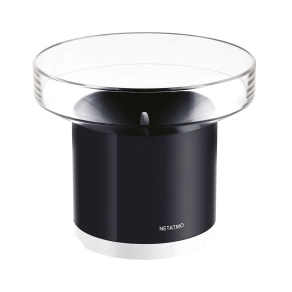   Legrand Netatmo okos csapadékmennyiség mérő időjárás állomáshoz, fekete-átlátszó, NRG01-WW