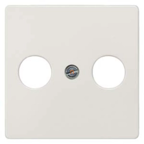   Siemens 5TG2561 antenna fedlap, 2 nyílás, titánfehér (RAL9010), DELTA i-system