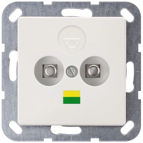   Siemens 5TG2564 EPH csatlakozópont, 1x 6mm2 + 4x2.5mm2, titánfehér (RAL9010) 55x55mm, DELTA i-system