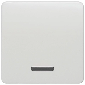   Siemens 5TG7800 billentyű, fényjelzős, titánfehér (RAL9010), DELTA profil