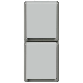   Siemens 5UB4723 dugalj, 2-es függőleges, falon kívüli, IP44, DELTA flat