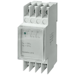   Siemens 5TT3406 feszültségfigyelő relé, 3F+N, 230/400VAC, 2CO, 0.7...0,95Uc, 5÷ hiszterézis (állítható)