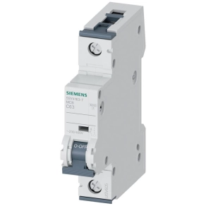 Kismegszakító 1C 63A 10kA  5SY4163-7 Siemens