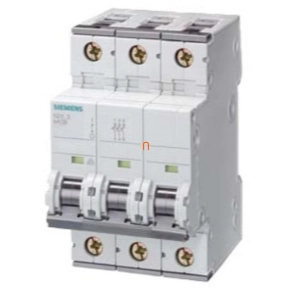 Siemens kismegszakító 3P C 20A 10kA (5SY4320-7)
