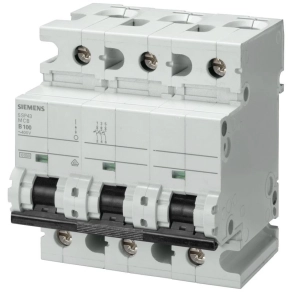 Kismegszakító 3C 100A 10kA  5SP4391-7 Siemens