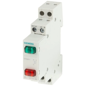 Siemens 5TE5801 moduláris jelzőlámpa, piros/zöld, 230VAC