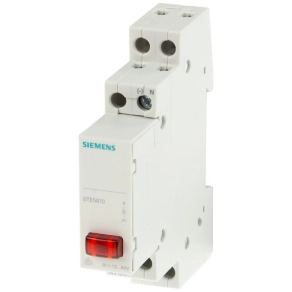 Siemens 5TE5804 moduláris jelzőlámpa, piros, 230VAC
